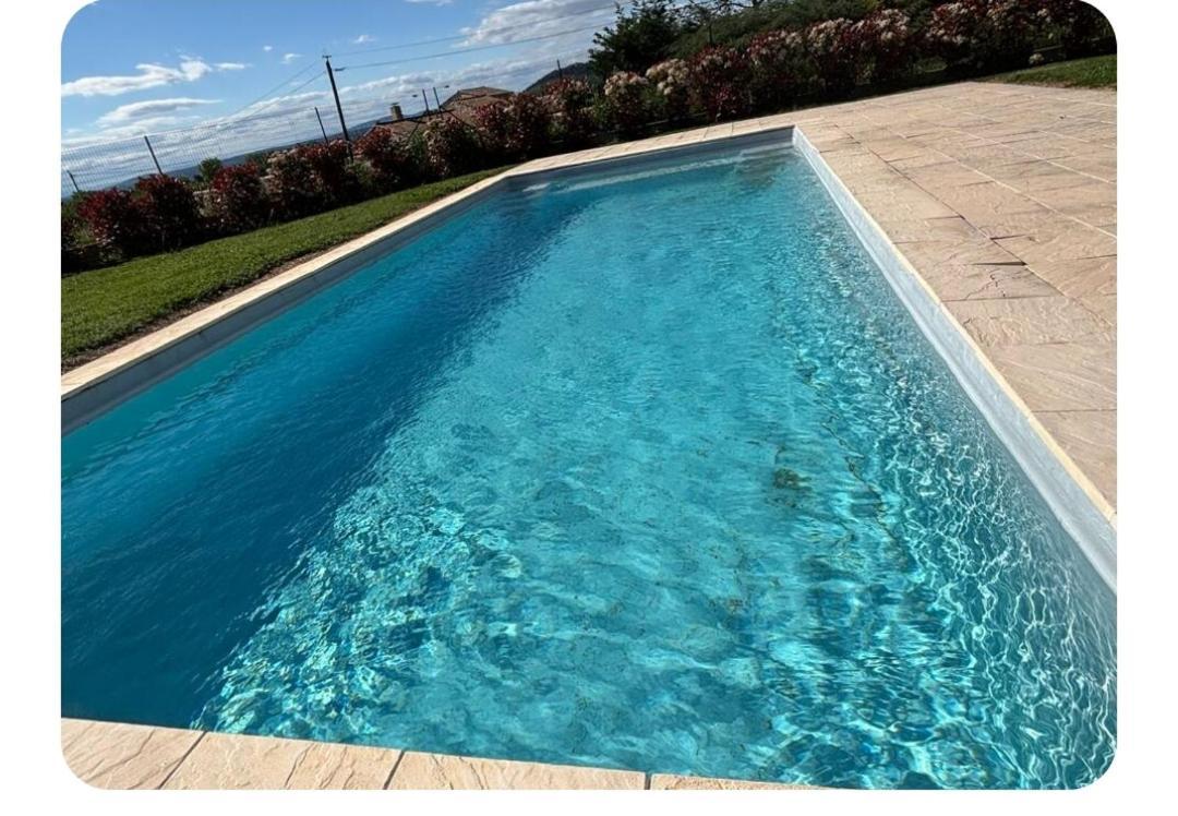 Villa Familiale Avec Piscine, Jardin A 10 Mn D'Uzes Flaux Bagian luar foto